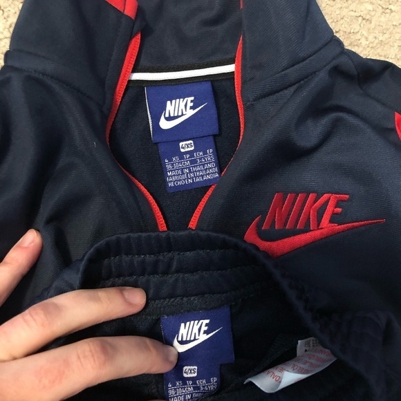 Nike track suit navy blue and red size 4/XS. Buffalo bills colors. - Picture 5 of 6